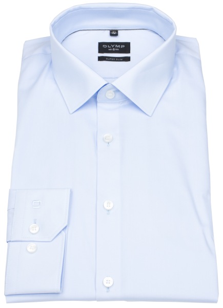 OLYMP Hemd - No. Six Super Slim - Kentkragen - hellblau