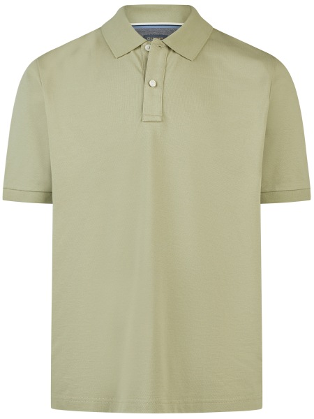 OLYMP Poloshirt - Regular Fit - Piqué - limonengrün