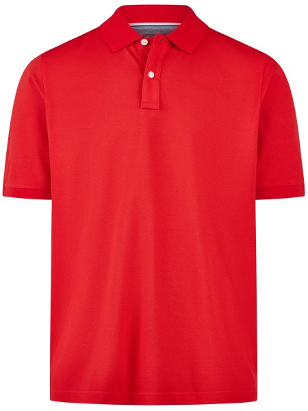 OLYMP Poloshirt - Regular Fit - Piqué - rot