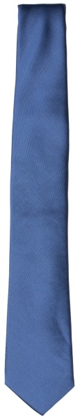 OLYMP Cravate en soie - Super Slim - bleue