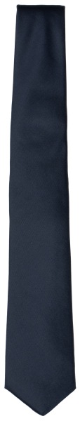 OLYMP Cravate en soie - Super Slim - bleu foncé