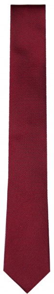 OLYMP Seidenkrawatte - Super Slim - rot / schwarz