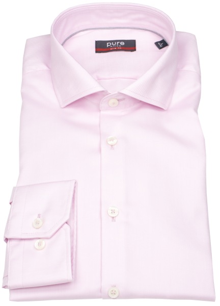 Pure Hemd - Slim Fit - Haifischkragen - rosa - 3380-174 340 