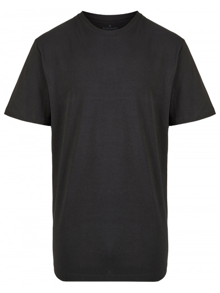 Ragman T-Shirt Doppelpack - Rundhals - schwarz
