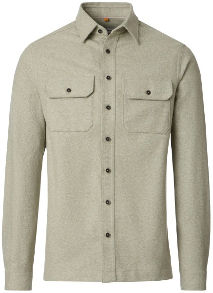 Redmond Flanellhemd - Casual Fit - Overshirt - beige