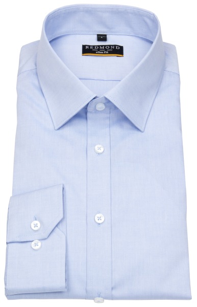 Redmond Hemd - Slim Fit - Kentkragen - hellblau - ohne OVP - 140130 10 