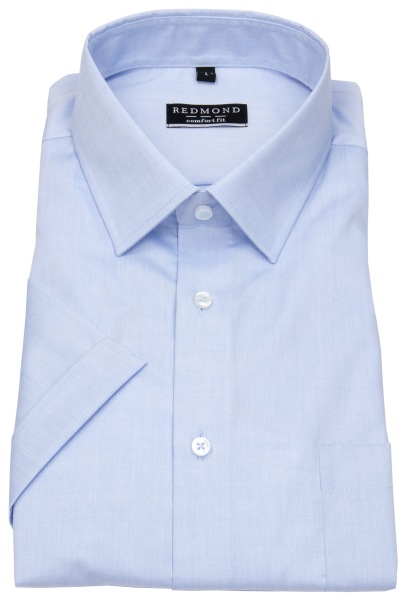 Redmond Kurzarmhemd - Comfort Fit - Kentkragen - hellblau - ohne OVP - 140900 10 