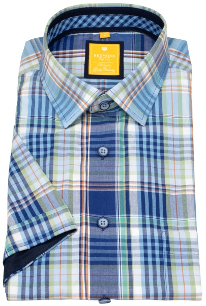Redmond Kurzarmhemd - Modern Fit - kariert - mehrfarbig - 241405990 10 