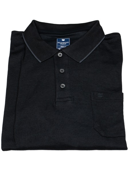 Redmond Poloshirt - Regular Fit - Langarm - Wash and Wear - anthrazit - 252880700 790 