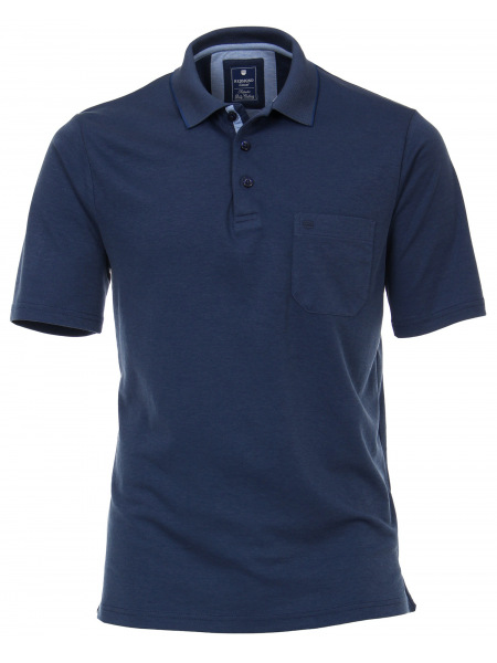 Redmond Poloshirt - Regular Fit - Wash and Wear - blau