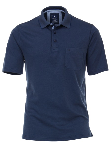 Redmond Poloshirt - Regular Fit - Wash and Wear - blau - ohne OVP