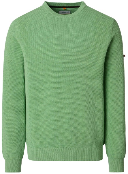 Redmond Pullover - Rundhals-Ausschnitt - Struktur - grün