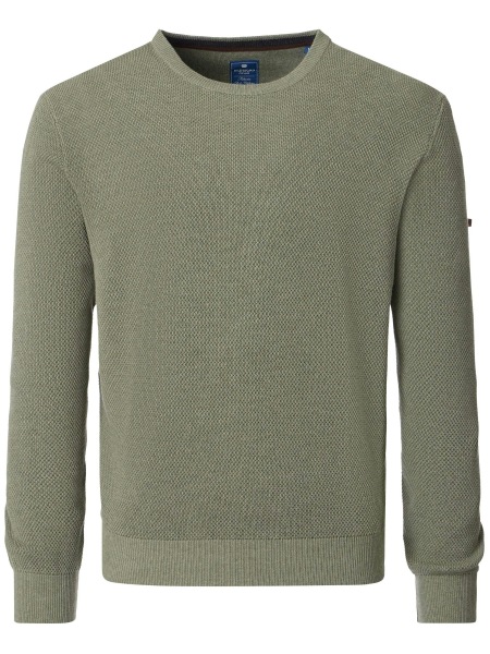 Redmond Pullover - Rundhals-Ausschnitt - Struktur - salbei grün - 628 633 