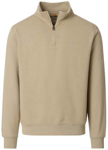 Redmond Pull - col camionneur zippé - beige