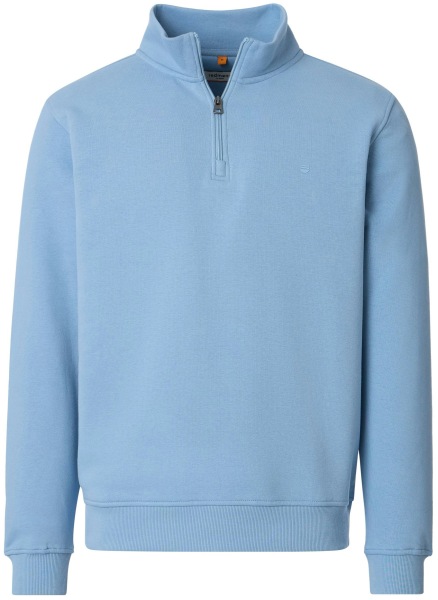 Redmond Pull - col camionneur zippé - bleu clair