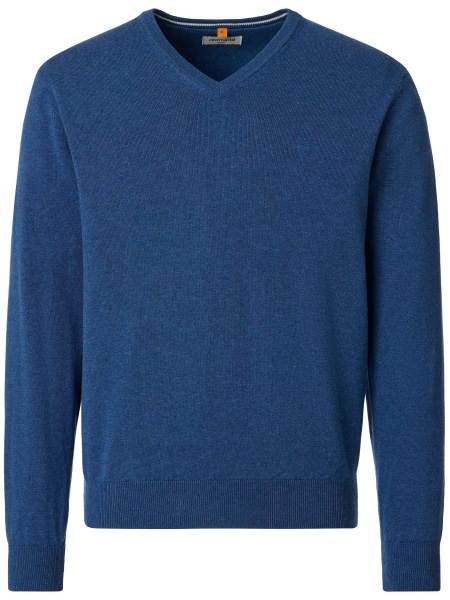 Redmond Pullover - V-Ausschnitt - blau