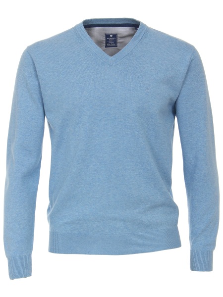 Redmond Pullover - V-Ausschnitt - hellblau