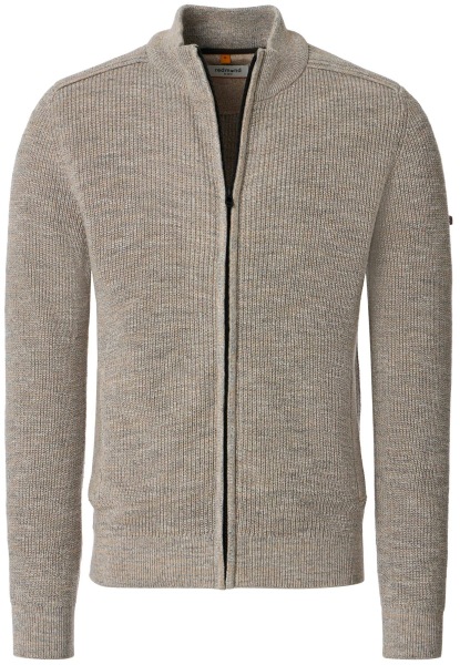 Redmond Strickjacke - Struktur - beige