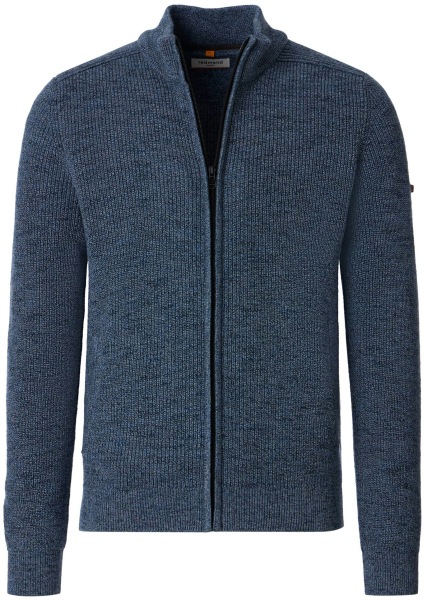 Redmond Strickjacke - Struktur - blau