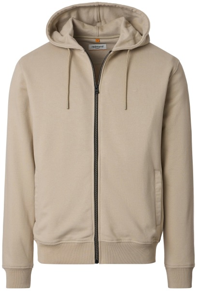 Redmond Sweatjacke / Hoody - mit Reissverschluss - beige