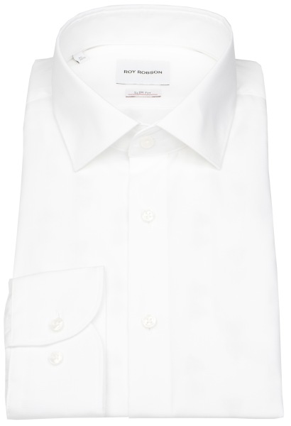 Roy Robson Hemd - Slim Fit - Kentkragen - weiß - ohne OVP