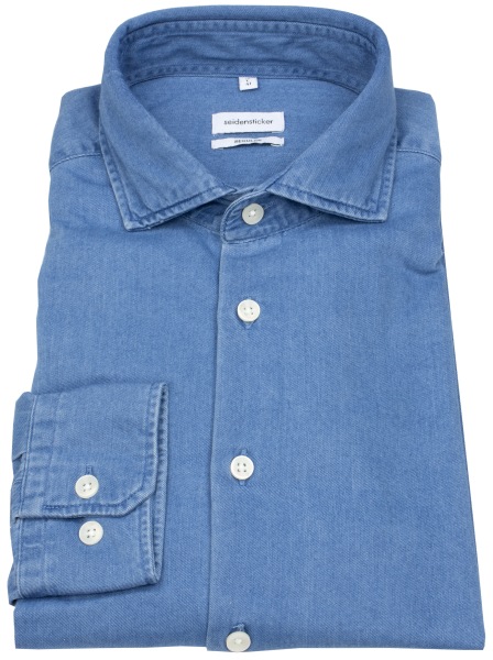 Seidensticker Jeanshemd - Regular Fit - blau
