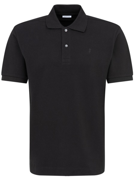Seidensticker Poloshirt - Regular Fit - Piqué - schwarz