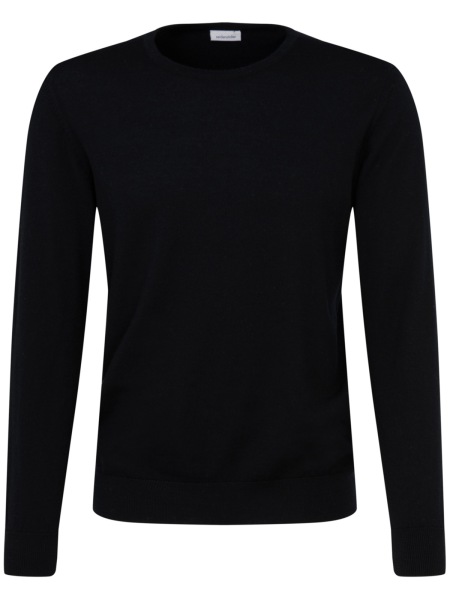 Seidensticker Pullover - Merinowolle - Rundhals-Ausschnitt - schwarz - 251600 39 
