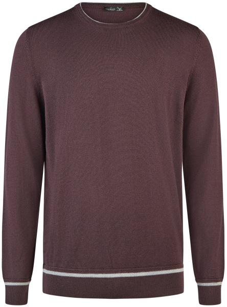 van Laack Pullover - Merinowolle - dunkelrot - 8635 S00176 590 