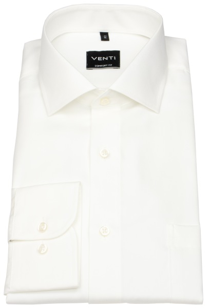 Venti Chemise - Comfort Fit - Twill - beige clair - manches raccourcies 58 cm