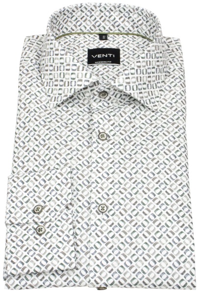 Venti Hemd - Modern Fit - Kentkragen - Print - mehrfarbig - ohne OVP