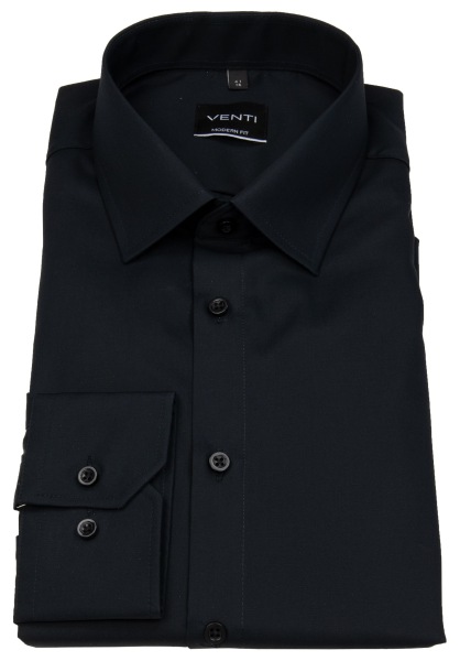 Venti Hemd - Modern Fit - Kentkragen - schwarz - ohne OVP