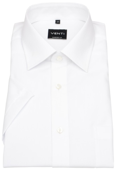Venti Chemise à manches courtes - Comfort Fit - col Kent - blanc - sans emballage d´origine