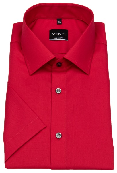 Venti Kurzarmhemd - Modern Fit - rot - ohne OVP