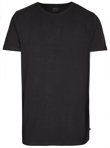 Venti T-Shirt Doppelpack - Modern Fit - Rundhals - schwarz