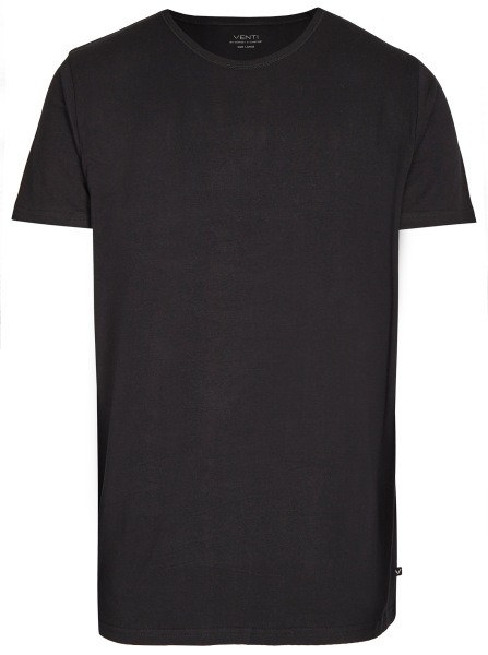 Venti T-Shirt Doppelpack - Modern Fit - Rundhals - schwarz - ohne OVP