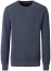 Thumbnail 1- Casa Moda Pullover - Rundhals Ausschnitt - Struktur - blau-grau