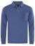 Thumbnail 1- Hajo Poloshirt - Regular Fit - Langarm - Softknit - blau