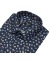 Thumbnail 2- Marvelis Hemd - Body Fit - Kentkragen - Muster - dunkelblau - extra langer 69cm Arm