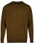 Thumbnail 1- OLYMP Pullover - Merinowolle - Rundhals - braun