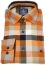 Thumbnail 1- Redmond Flanellhemd - Comfort Fit - kariert - orange