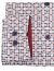 Thumbnail 4- Redmond Hemd - Comfort Fit - Button Down Kragen - Print - rot