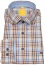 Thumbnail 1- Redmond Hemd - Modern Fit - Button Down Kragen - kariert - orange