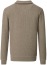 Thumbnail 2- Redmond Pullover - Troyerkragen mit Reissverschluss - beige