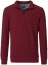 Thumbnail 1- Redmond Pullover - Troyerkragen mit Reissverschluss - rot