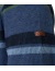Thumbnail 4- Redmond Sweatshirt - Troyerkragen mit Reissverschluss - Streifen - blau