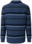 Thumbnail 2- Redmond Sweatshirt - Troyerkragen mit Reissverschluss - Streifen - blau